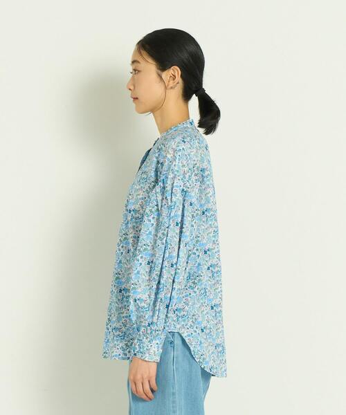 美品 ADIEU TRISTESSE レギュラーカラーシャツ オーバーサイズ セール】kazumiさんコラボ リバティプリントシャツ（シャツ