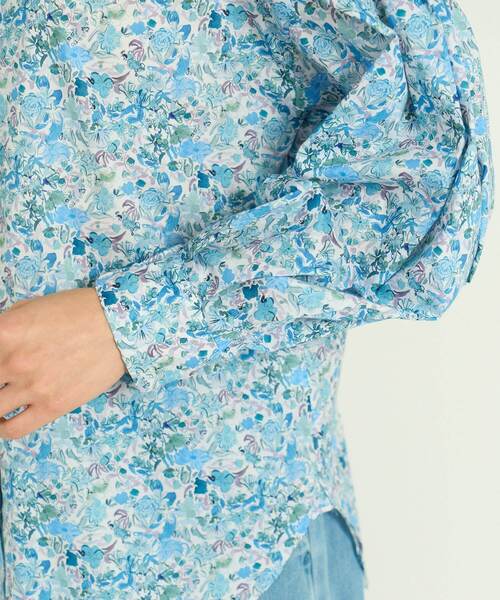 ADIEU TRISTESSE kazumi リバティプリントシャツ kazumiさんコラボ リバティプリントシャツ｜BIGI online store