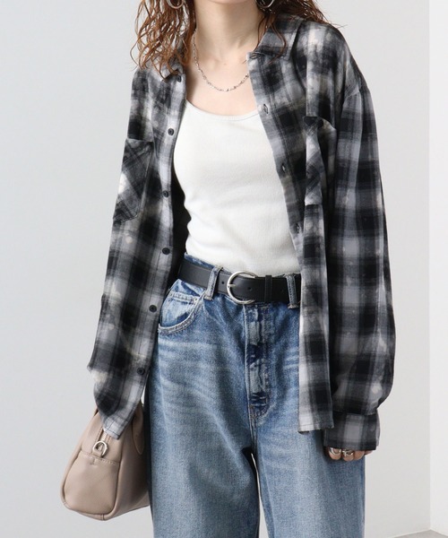 FUNALIVE（ファンアライブ）の「ﾌﾞﾘｰﾁ ｵﾝﾌﾞﾚﾁｪｯｸ L/S ﾜｰｸｼｬﾂ（シャツ/ブラウス・メンズ・ブラック/グリーン/ネイビー・XL/L/M）」の3枚目の写真