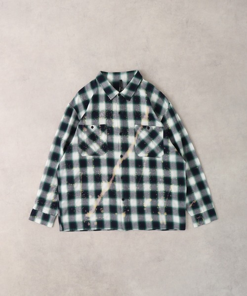 FUNALIVE（ファンアライブ）の「ﾌﾞﾘｰﾁ ｵﾝﾌﾞﾚﾁｪｯｸ L/S ﾜｰｸｼｬﾂ（シャツ/ブラウス・メンズ・ブラック/グリーン/ネイビー・XL/L/M）」の22枚目の写真
