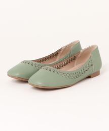 【ELLE PLANET】メッシュフラットパンプス