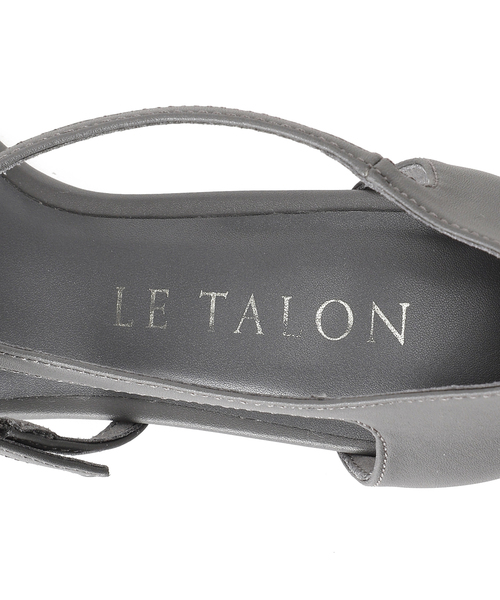LE TALON(ルタロン)の「4.5cmアシメストラップセパレート(パンプス・レディース・チャコールグレー/グレー/アイボリー・24cm/23.5cm/23cm/22.5cm/22cm/24.5cm/25cm)」の18枚目の写真