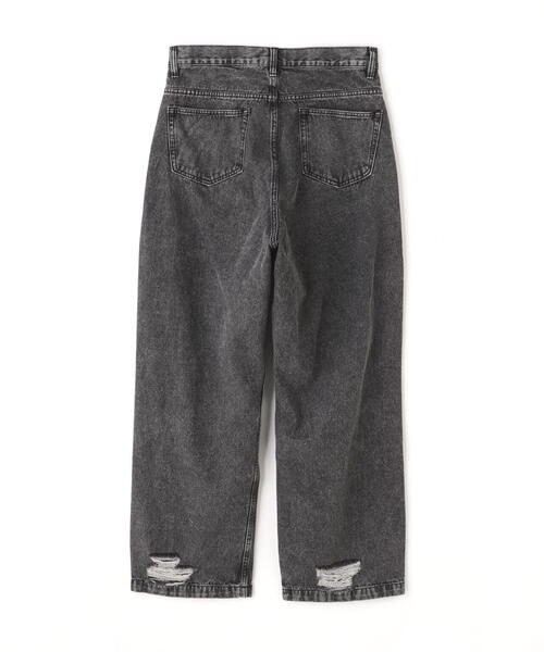 DANKE SCHON（ダンケシェーン）の「【WEB&DEPOT限定】DankeSchon/ダンケシェーン/デストロイデニム/DESTROY DENIM（デニムパンツ・レディース・その他4/その他18/ブラック/グレー・M/L/S/XS）」の12枚目の写真