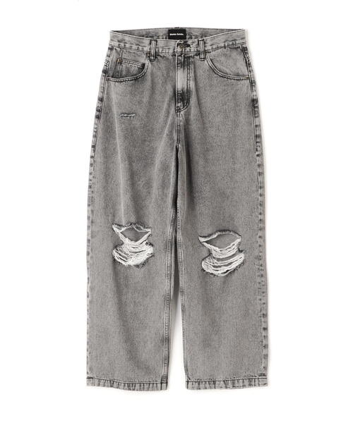 DANKE SCHON（ダンケシェーン）の「【WEB&DEPOT限定】DankeSchon/ダンケシェーン/デストロイデニム/DESTROY DENIM（デニムパンツ・レディース・その他4/その他18/ブラック/グレー・M/L/S/XS）」の14枚目の写真