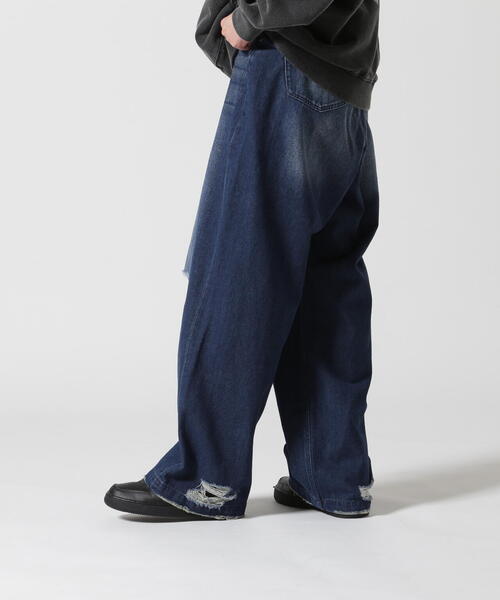 DANKE SCHON（ダンケシェーン）の「【WEB&DEPOT限定】DankeSchon/ダンケシェーン/デストロイデニム/DESTROY DENIM（デニムパンツ・レディース・その他4/その他18/ブラック/グレー・M/L/S/XS）」の20枚目の写真