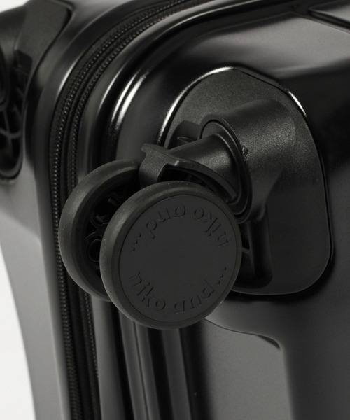 niko and...(ニコアンド)の「オリジナルニコロゴキャリーケースM/容量55-62L(その他雑貨・レディース・ブラック/オフホワイト/ライトイエロー・0)」の13枚目の写真