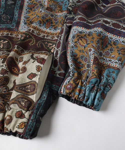 amok（アモク）の「PERSIAN PRINTED ZIPUP HOODIE（パーカー・メンズ・ブラック/マルチ・S/M/L）」の12枚目の写真