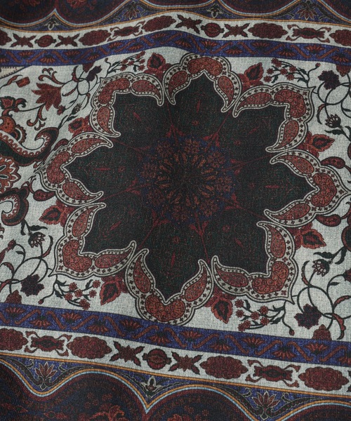 amok（アモク）の「PERSIAN PRINTED ZIPUP HOODIE（パーカー・メンズ・ブラック/マルチ・S/M/L）」の14枚目の写真