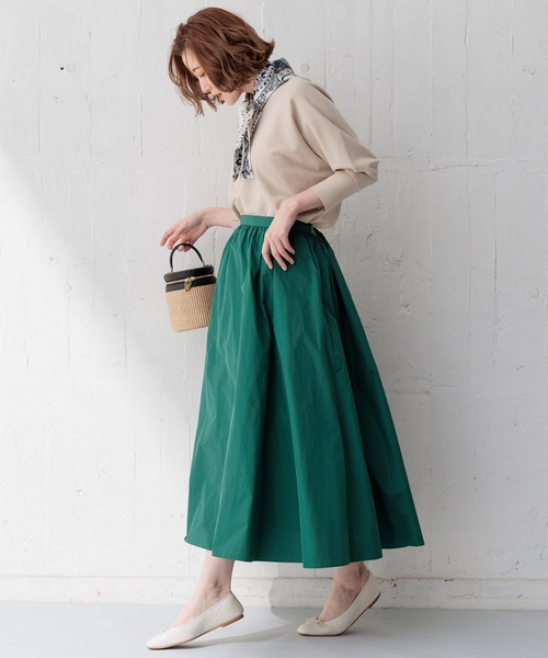 23区 S（ニジュウサンクチイサイサイズ）の「【洗える】コンフォートストレッチ ドルマン ニット（ニット/セーター・レディース・ベージュ系/オレンジ系/ブルー系/スモーキーグリーン系/ネイビー系・32）」の20枚目の写真