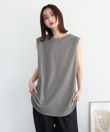 ノースリーブチュニックTシャツ
