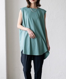ノースリーブチュニックTシャツ