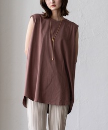 ノースリーブチュニックTシャツ