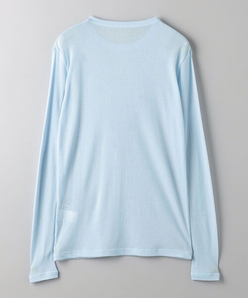 08sircus（ゼロエイトサーカス）の「＜08sircus＞シアー ロングスリーブ トップス（Tシャツ/カットソー・レディース・ライトブルー・1）」の6枚目の写真