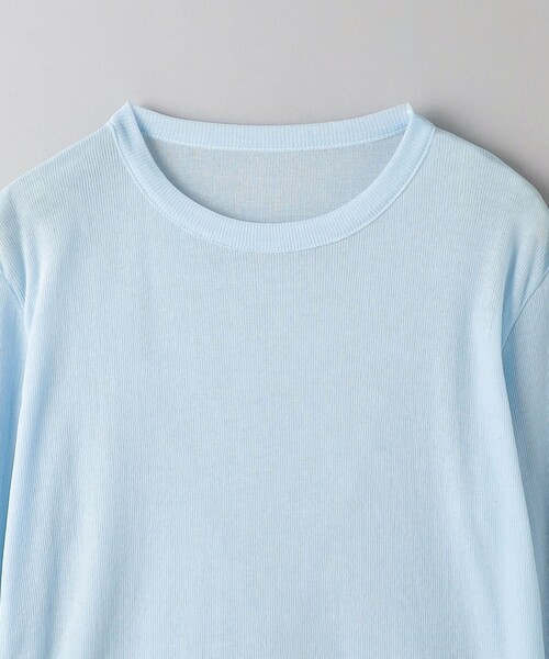 08sircus（ゼロエイトサーカス）の「＜08sircus＞シアー ロングスリーブ トップス（Tシャツ/カットソー・レディース・ライトブルー・1）」の5枚目の写真