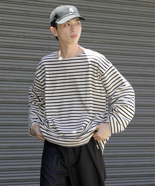 meltum（メルタム）の「【販売終了】BORDER BASQUE SHIRTS L/S