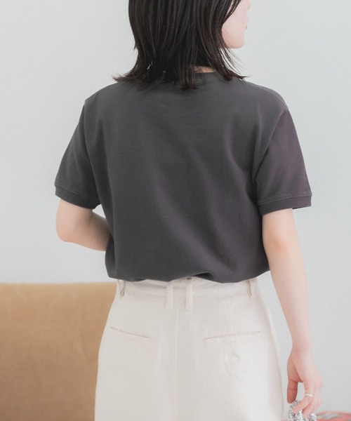 FORK&SPOON(フォークアンドスプーン)の「FORK&SPOON ヘビーウェイト天竺ショートスリーブTシャツ(Tシャツ/カットソー・レディース・グレー系その他/オフホワイト/チャコールグレー/ライトブルー・1)」の22枚目の写真