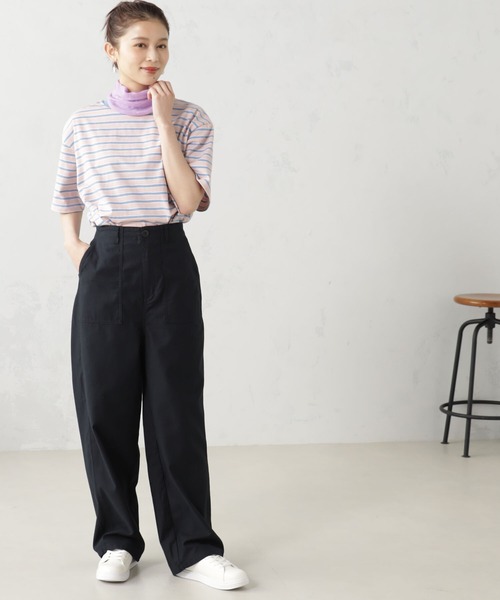 FOUND GOOD（ファウンドグッド）の「シルクウールネックカバー（ネックウォーマー/スヌード・レディース・グレー系5/ネイビー/パープル系2/ブラック・FREE）」の11枚目の写真