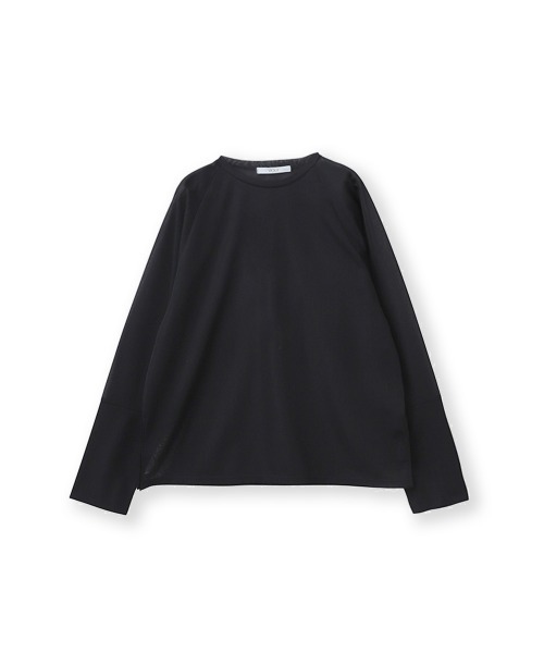 ketty cherie(ケティシェリー)の「シアーラグランロンTシャツ ≪手洗い可能≫(Tシャツ/カットソー・レディース・パープル/ブラック/ホワイト・M)」の17枚目の写真