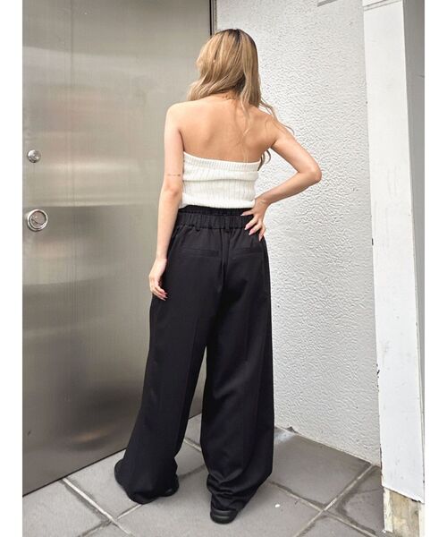 GYDA（ジェイダ）の「ダブルウエストツイルパンツ（その他パンツ・レディース・グレー/ブラック・FREE）」の16枚目の写真