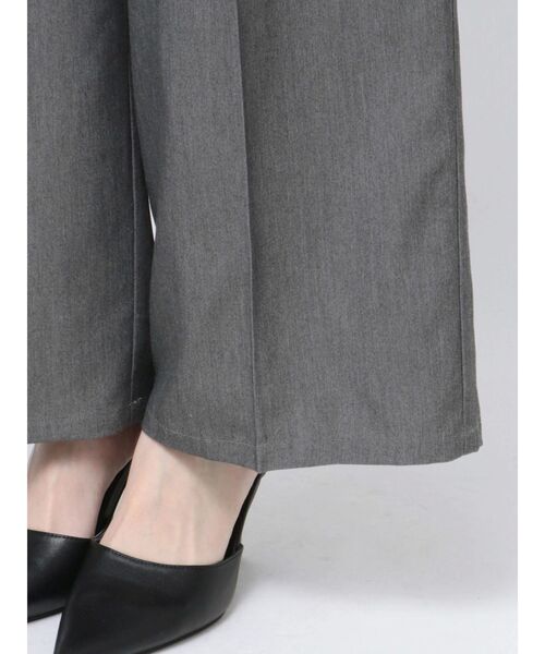 GYDA（ジェイダ）の「ダブルウエストツイルパンツ（その他パンツ・レディース・グレー/ブラック・FREE）」の22枚目の写真