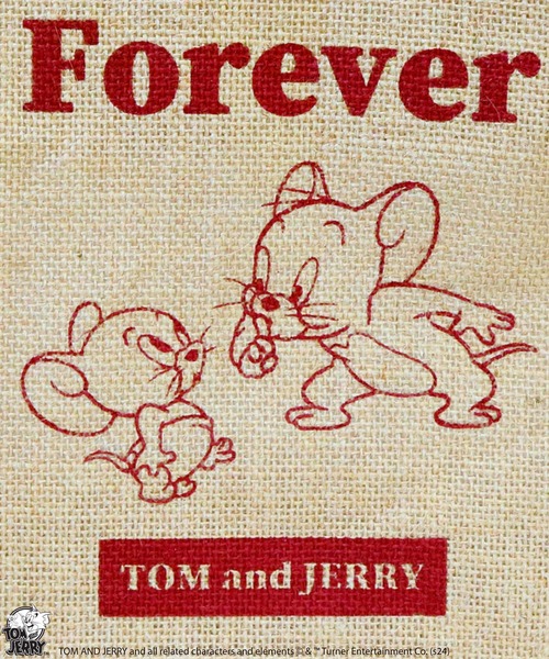 Tom&Jerry(トムアンドジェリー)の「【公式】TOM and JERRY ジュートバッグ(トートバッグ・レディース・ブルー/レッド・FREE)」の8枚目の写真
