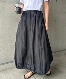 ナイロンタフタバルーンロングスカート