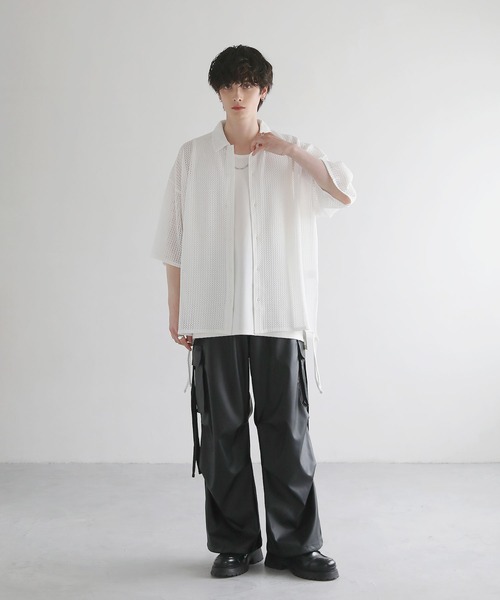 LILL（リル）の「ルーズシルエットサイドコードシアーハーフ