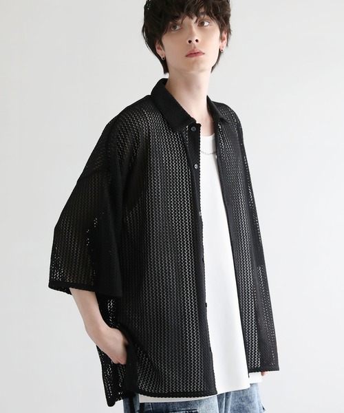Lig. リグドット half sleeve shirt ハーフスリーブシャツ 新品】Lig./half sleeve shirt リグドット シャツ - メルカリ