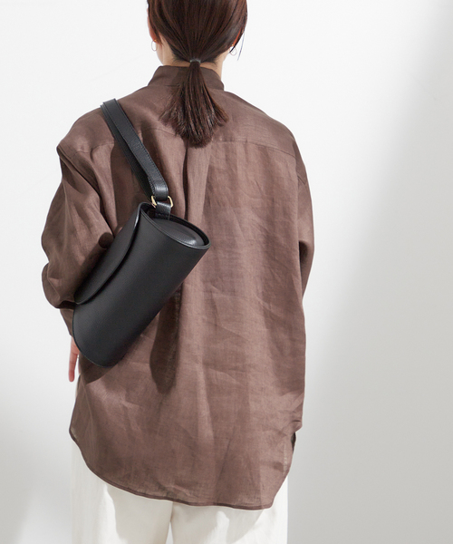 journal standard L'essage（ジャーナルスタンダードレサージュ）の「リネンロングシャツ（シャツ/ブラウス・レディース・アイボリー/ブラウン系その他/ホワイト/グリーン・FREE）」の20枚目の写真