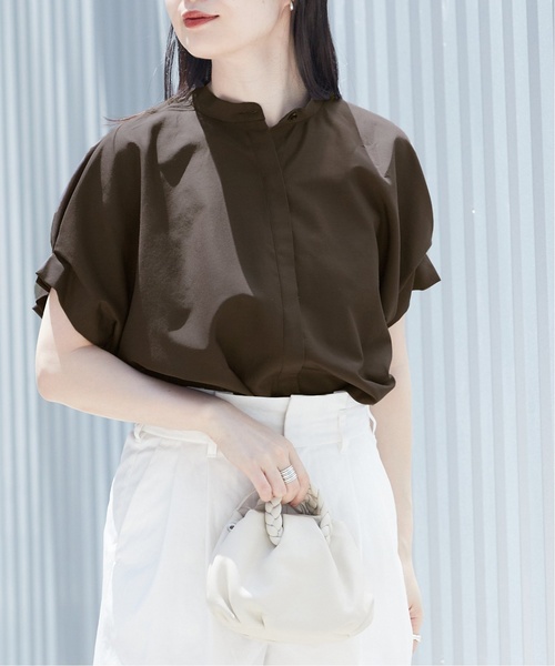 2018 マーガレットハウエル 丸襟 ラージチェック リネンシャツ 菊池亜希子 2018 マーガレットハウエル 丸襟 ラージチェック リネンシャツ 菊池亜希子