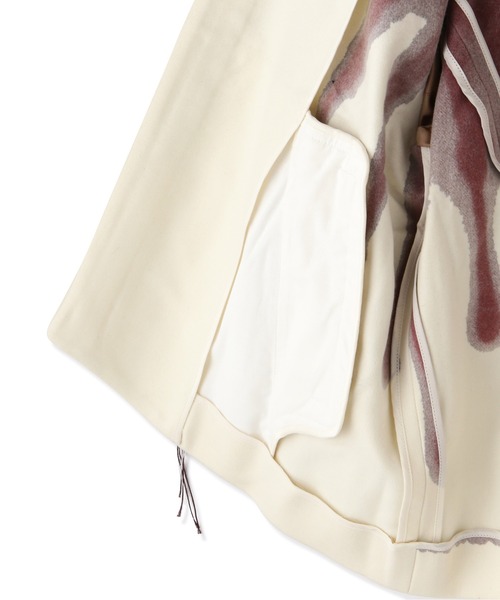 GARDEN TOKYO（ガーデントウキョウ）の「Nobuyuki Matsui/ノブユキマツイ/Dripping Zip Up Blouson（ブルゾン・メンズ・ホワイト・2）」の6枚目の写真