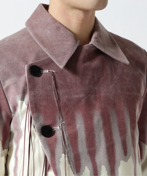 GARDEN TOKYO（ガーデントウキョウ）の「Nobuyuki Matsui/ノブユキマツイ/Dripping Zip Up Blouson（ブルゾン・メンズ・ホワイト・2）」の12枚目の写真