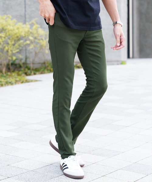 jiggys shop(ジギーズショップ)の「スマホポケット付き ツイルストレッチ5ポケットパンツ(その他パンツ・メンズ・ブラック/ベージュ/ネイビー/オフホワイト/カーキ・MEDIUM/LARGE/X-LARGE)」の4枚目の写真