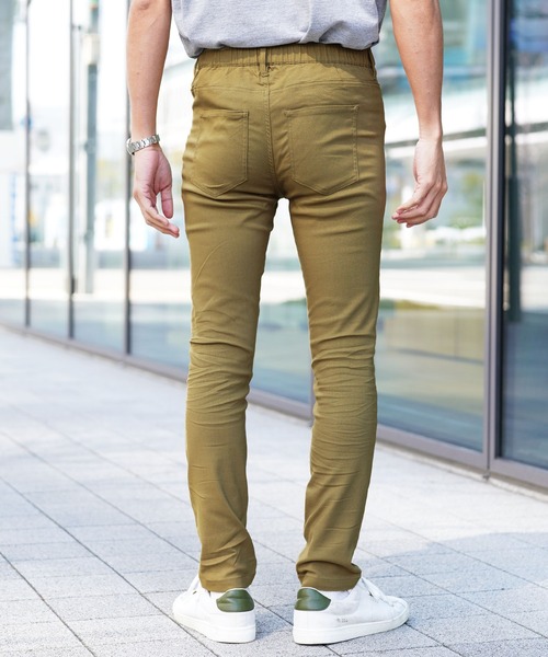 jiggys shop(ジギーズショップ)の「スマホポケット付き ツイルストレッチ5ポケットパンツ(その他パンツ・メンズ・ブラック/ベージュ/ネイビー/オフホワイト/カーキ・MEDIUM/LARGE/X-LARGE)」の9枚目の写真