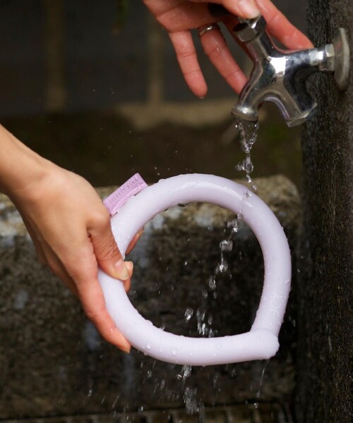 FREAK'S STORE(フリークスストア)の「icy/アイシー 別注 ICY SHERBET RING(トラベルグッズ・メンズ・ブラック/サックスブルー/ラベンダー/ライトグレー・LARGE/MEDIUM)」の4枚目の写真