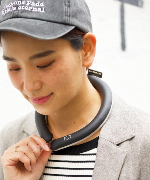 FREAK'S STORE(フリークスストア)の「icy/アイシー 別注 ICY SHERBET RING(トラベルグッズ・メンズ・ブラック/サックスブルー/ラベンダー/ライトグレー・LARGE/MEDIUM)」の2枚目の写真