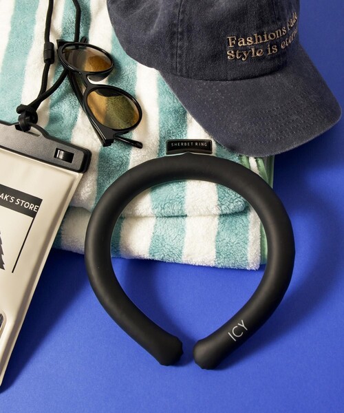 FREAK'S STORE(フリークスストア)の「icy/アイシー 別注 ICY SHERBET RING(トラベルグッズ・メンズ・ブラック/サックスブルー/ラベンダー/ライトグレー・LARGE/MEDIUM)」の7枚目の写真