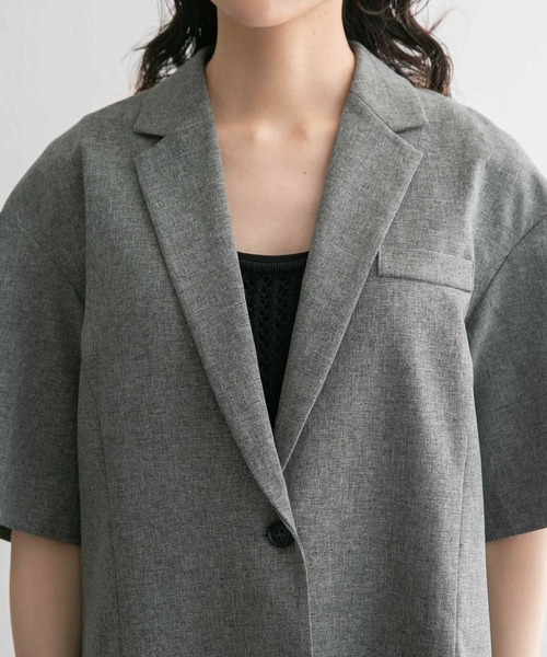 KBF（ケイビーエフ）の「『UR TECH DRYLUXE』バックスリットジャケット（その他アウター・レディース・ベージュ系その他/グレー・ONE）」の22枚目の写真