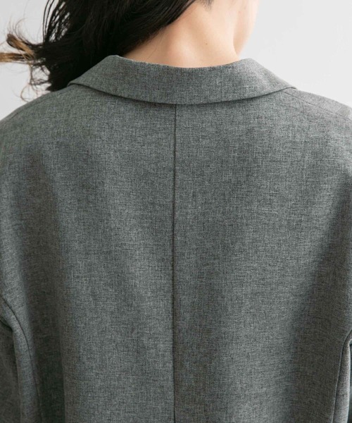 KBF（ケイビーエフ）の「『UR TECH DRYLUXE』バックスリットジャケット（その他アウター・レディース・ベージュ系その他/グレー・ONE）」の16枚目の写真