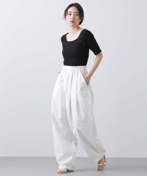 Gready Brilliant(グレディブリリアン)の「Cタックカーブパンツ(その他パンツ・レディース・オフホワイト/ベージュ・38)」の6枚目の写真