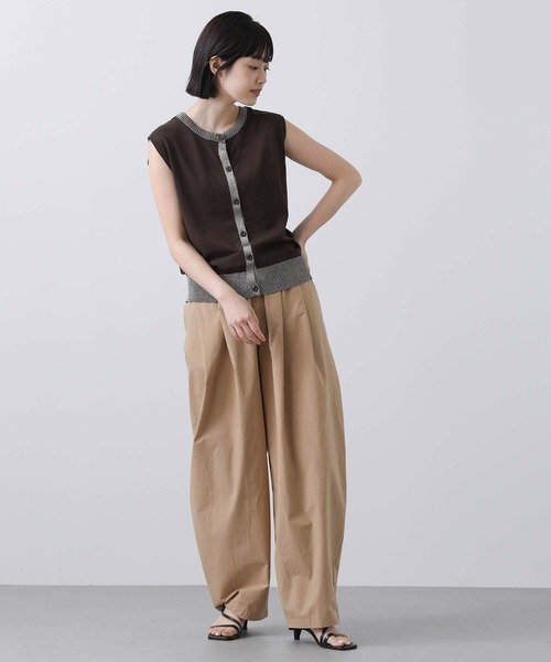 Gready Brilliant(グレディブリリアン)の「Cタックカーブパンツ(その他パンツ・レディース・オフホワイト/ベージュ・38)」の11枚目の写真