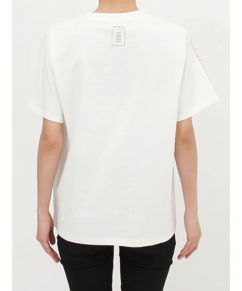 MURUA(ムルーア)の「オーガビッツフォトTシャツ(Tシャツ/カットソー・レディース・ホワイト/ブラック・FREE)」の14枚目の写真