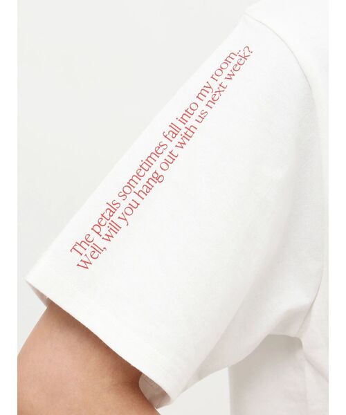 MURUA(ムルーア)の「オーガビッツフォトTシャツ(Tシャツ/カットソー・レディース・ホワイト/ブラック・FREE)」の17枚目の写真