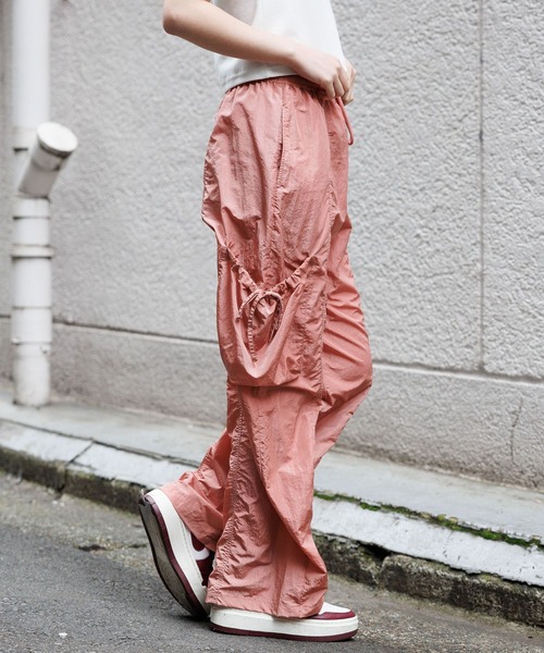 3.3 Field Trip （3.3フィールドトリップ）の「3.3 Field Trip／ナイロンカーゴパンツ（カーゴパンツ・レディース・カーキ/ピンク/ブラック・FREE）」の6枚目の写真