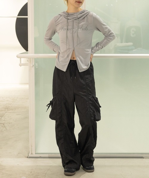 3.3 Field Trip （3.3フィールドトリップ）の「3.3 Field Trip／ナイロンカーゴパンツ（カーゴパンツ・レディース・カーキ/ピンク/ブラック・FREE）」の9枚目の写真