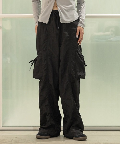 3.3 Field Trip （3.3フィールドトリップ）の「3.3 Field Trip／ナイロンカーゴパンツ（カーゴパンツ・レディース・カーキ/ピンク/ブラック・FREE）」の11枚目の写真