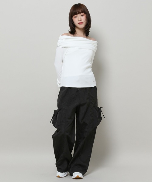 3.3 Field Trip （3.3フィールドトリップ）の「3.3 Field Trip／ナイロンカーゴパンツ（カーゴパンツ・レディース・カーキ/ピンク/ブラック・FREE）」の13枚目の写真