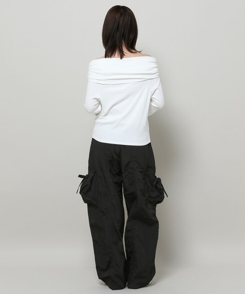 3.3 Field Trip （3.3フィールドトリップ）の「3.3 Field Trip／ナイロンカーゴパンツ（カーゴパンツ・レディース・カーキ/ピンク/ブラック・FREE）」の14枚目の写真