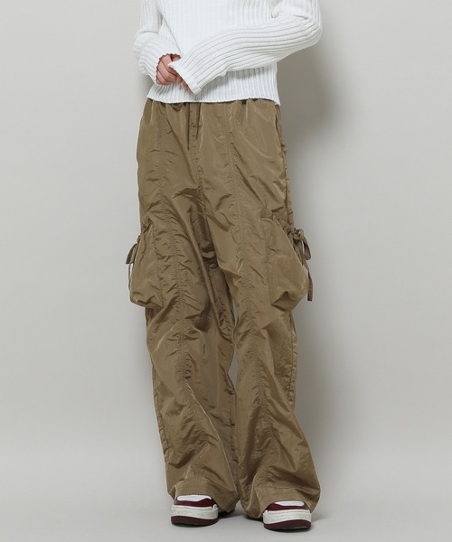 3.3 Field Trip （3.3フィールドトリップ）の「3.3 Field Trip／ナイロンカーゴパンツ（カーゴパンツ・レディース・カーキ/ピンク/ブラック・FREE）」の22枚目の写真