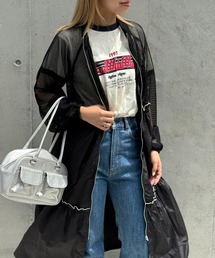 【WEB限定】メッシュナイロンドッキングワンピース